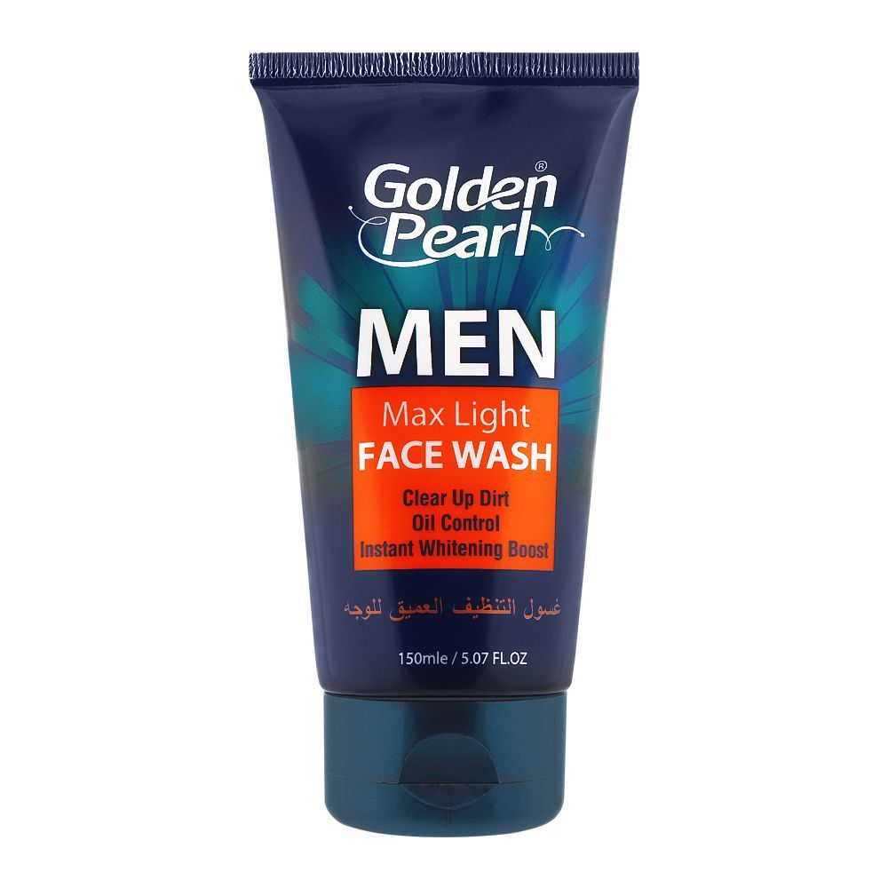 Golden Pearl Men Max Light Face Wash, 150ml