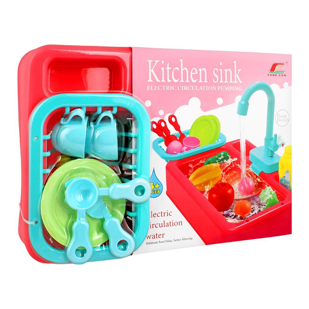 Style Toys Kitchen Sink Water, Pink, 3900-1442