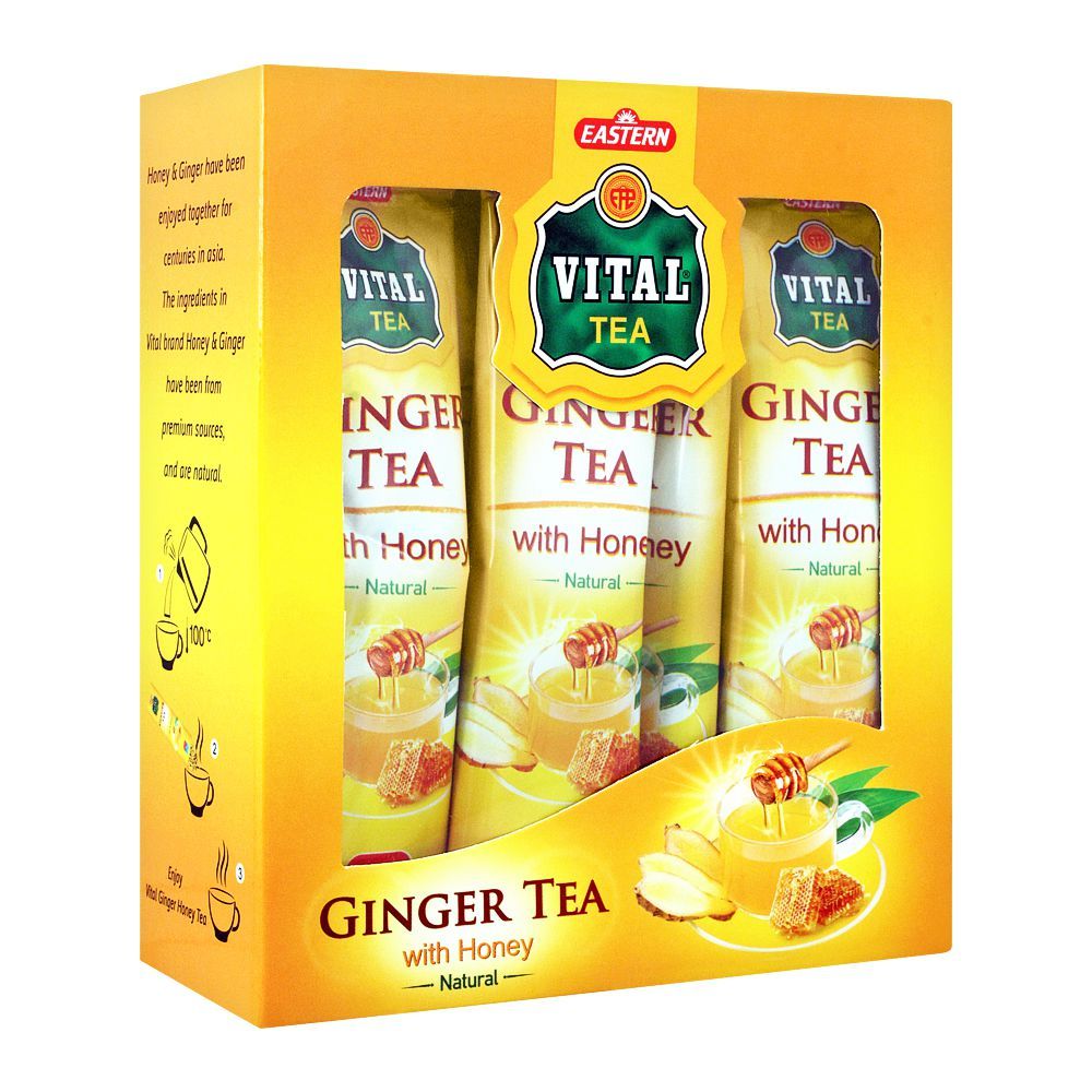 Vital Ginger Tea With Honey, 10-Sachets
