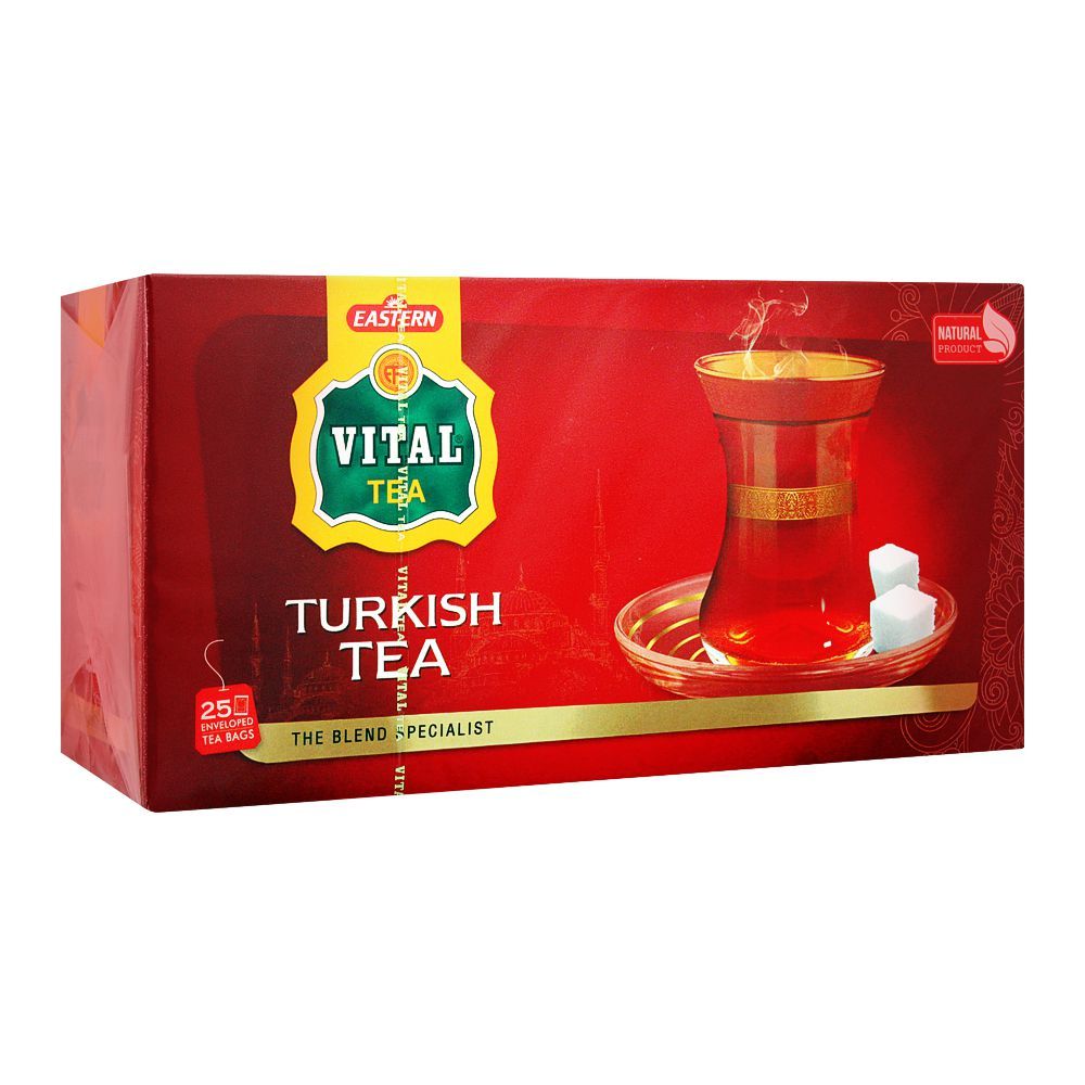 Vital Turkish Tea Bags, 25-Pack
