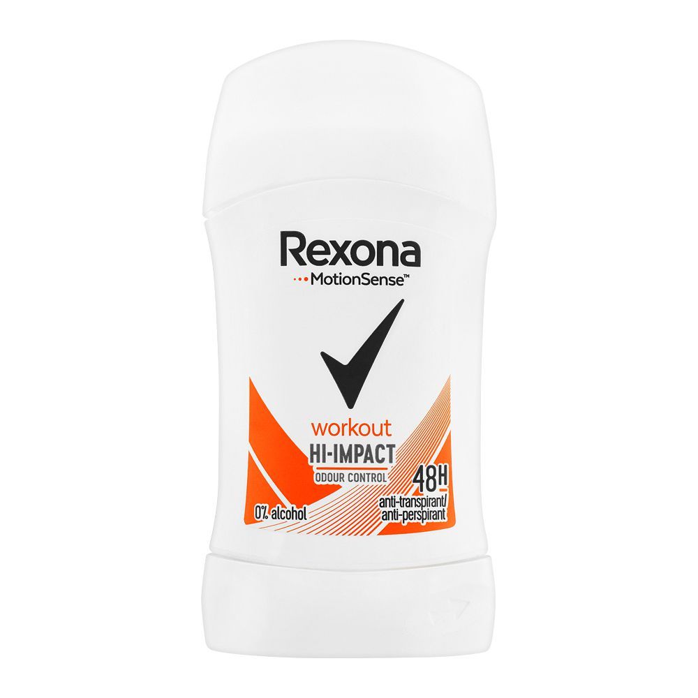 Rexona 48H Workout Hi-Impact Odour Control Anti-Perspirant Deodorant Stick, 40ml