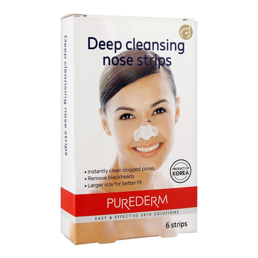 Purederm Deep Cleansing Nose Strips, 6 Strips