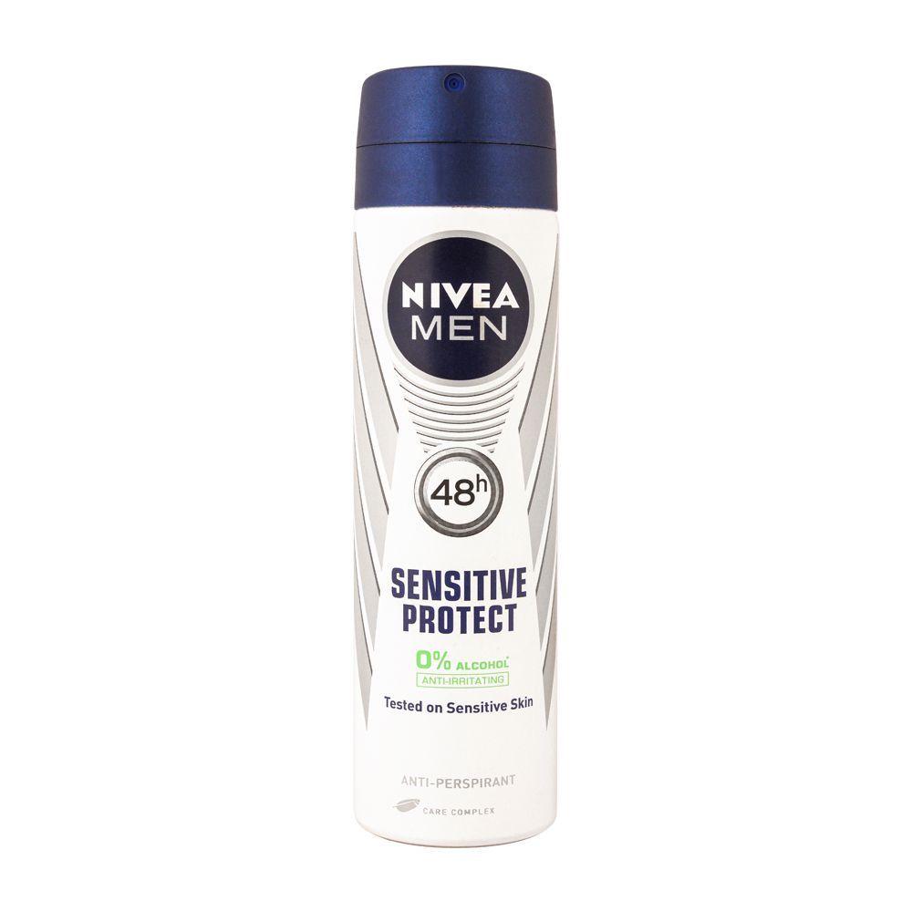 Nivea Men 48H Sensitive Protect Anti-Perspirant Body Spray, 150ml