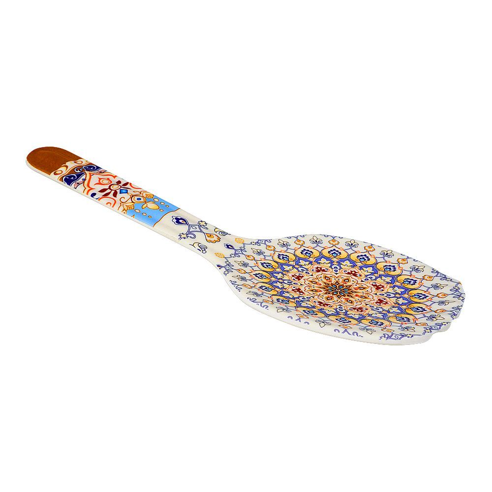 Sky Melamine Big Rice Spoon, Golden, Elegant Design, Durable Kitchen Utensil