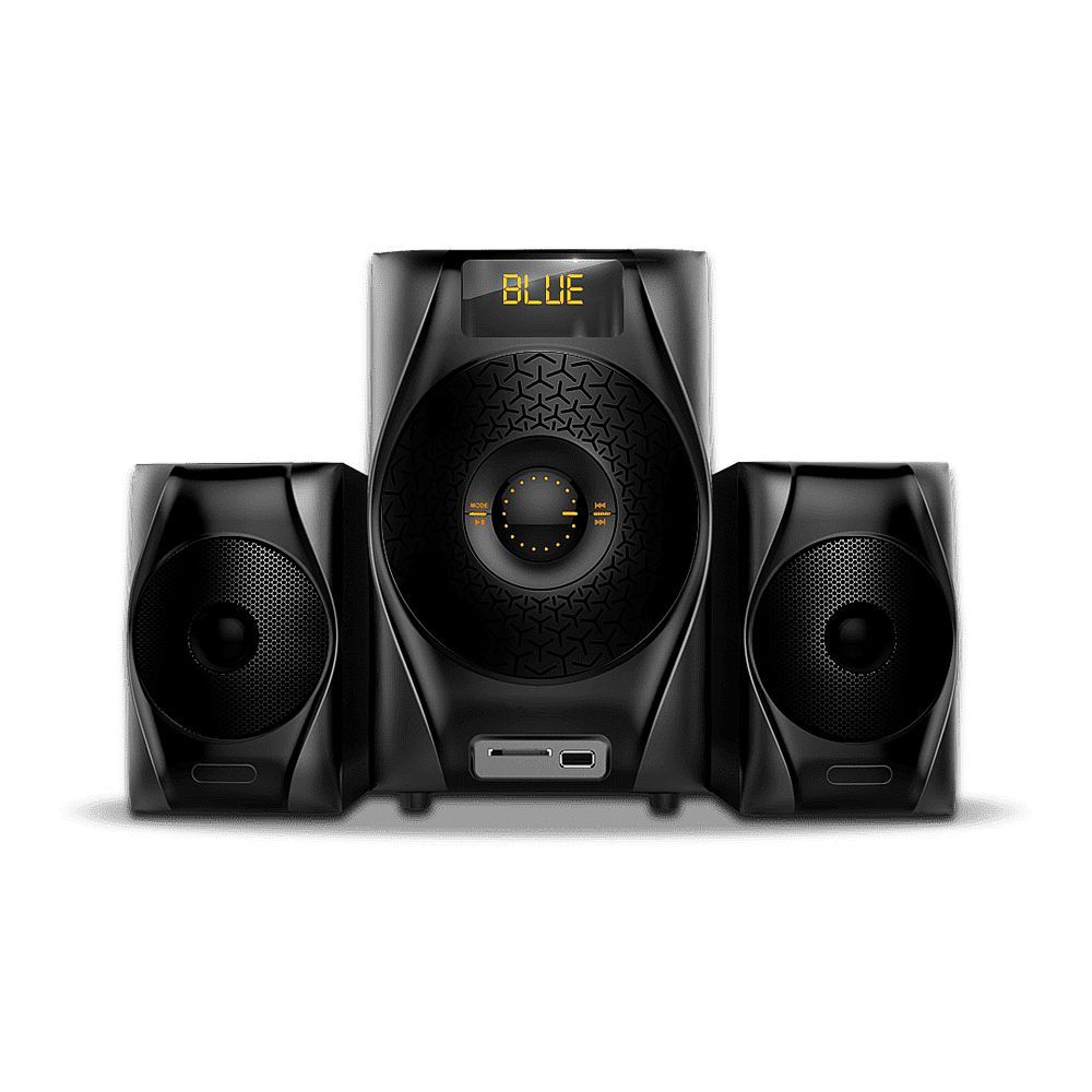 Itel 2.1 Multimedia Speaker, Black, ITL-2500-FSB-D