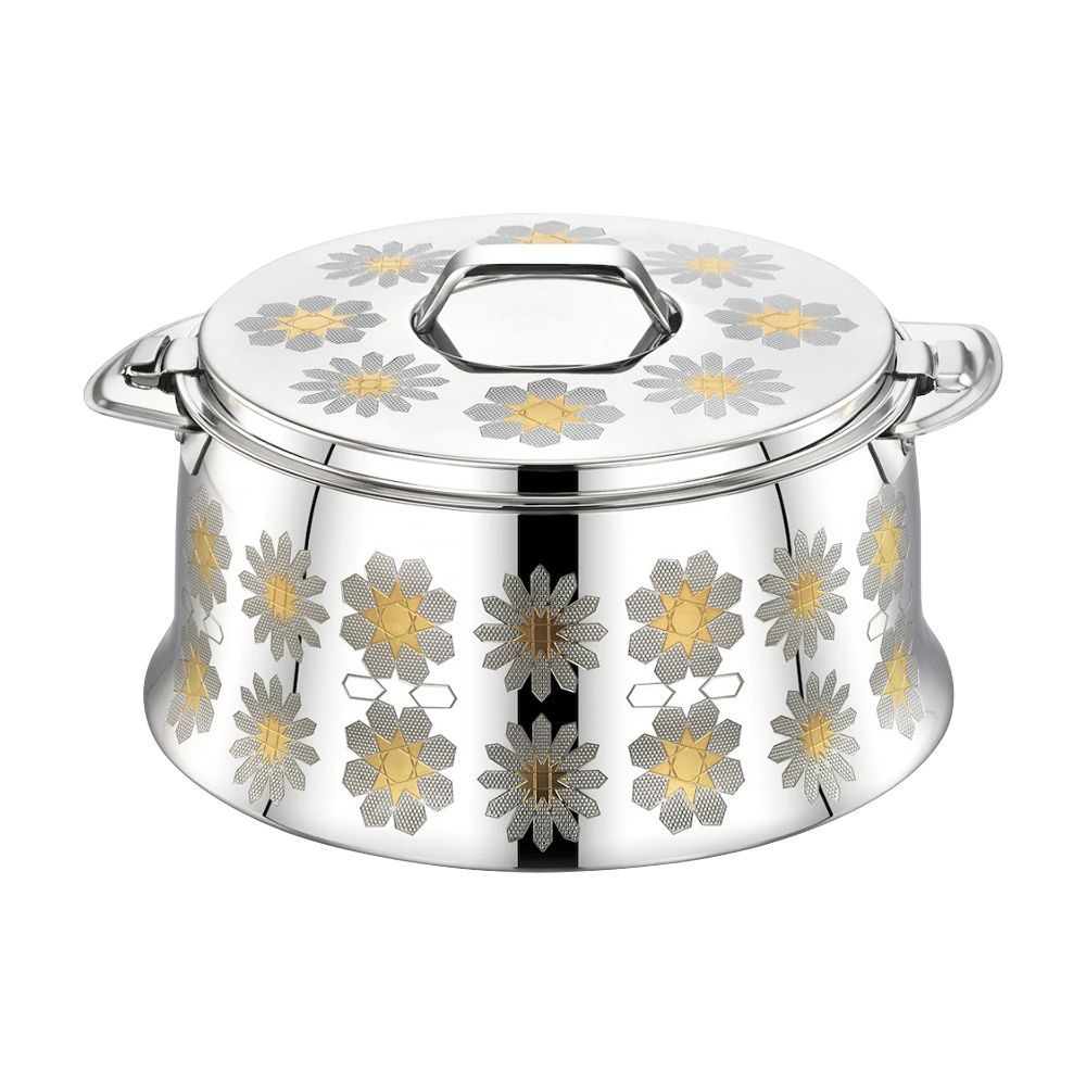 Arshia Stainless Steel Belly Hotpot, 7500ml, HP118-2738
