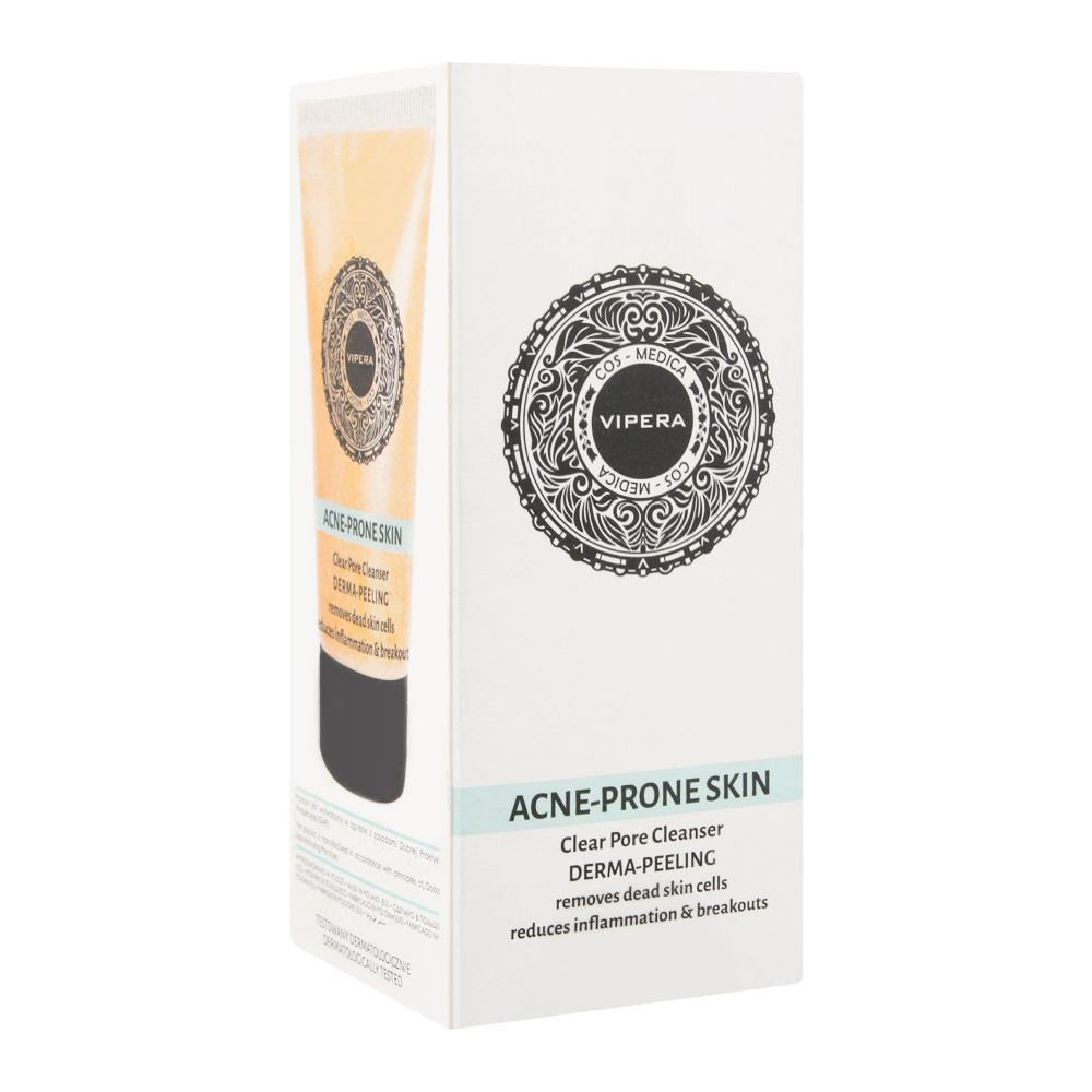 Vipera Acne Prone Skin Derma Peeling Clear Pore Cleanser, 50ml