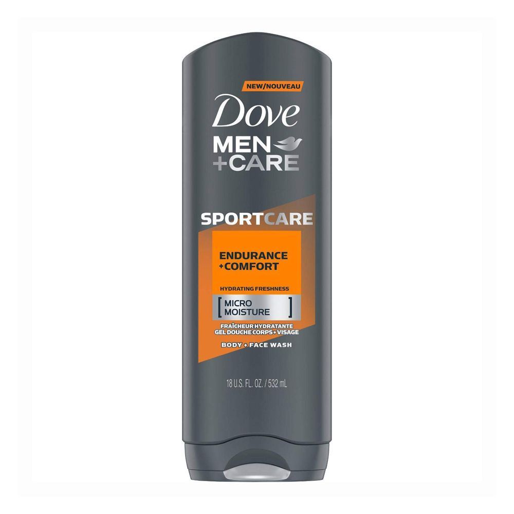 Dove Men+Care Sport Care Endurance+Comfort Body+Face Wash, 532ml