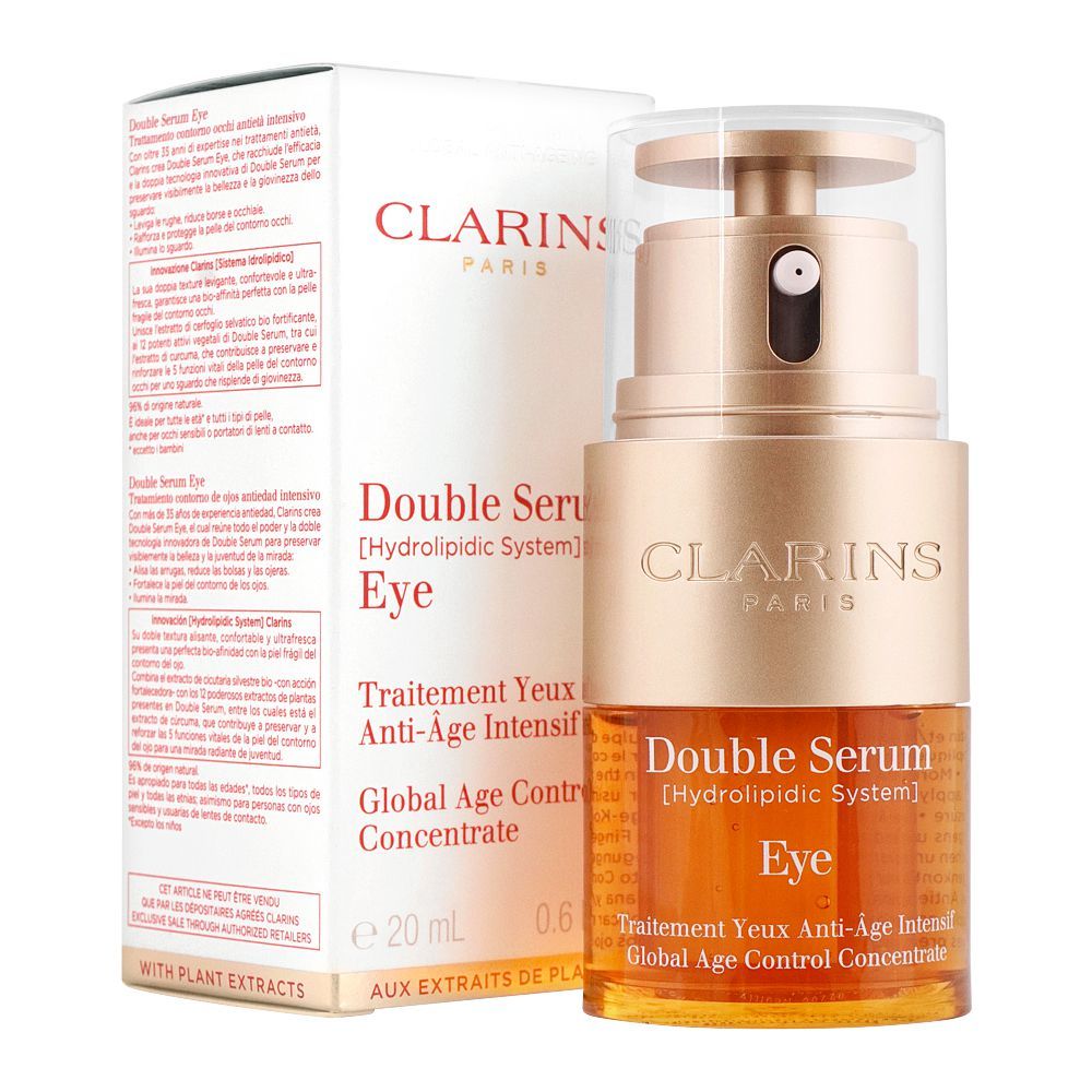 Clarins Global Age Control Concentrate Double Serum Eye, 20ml