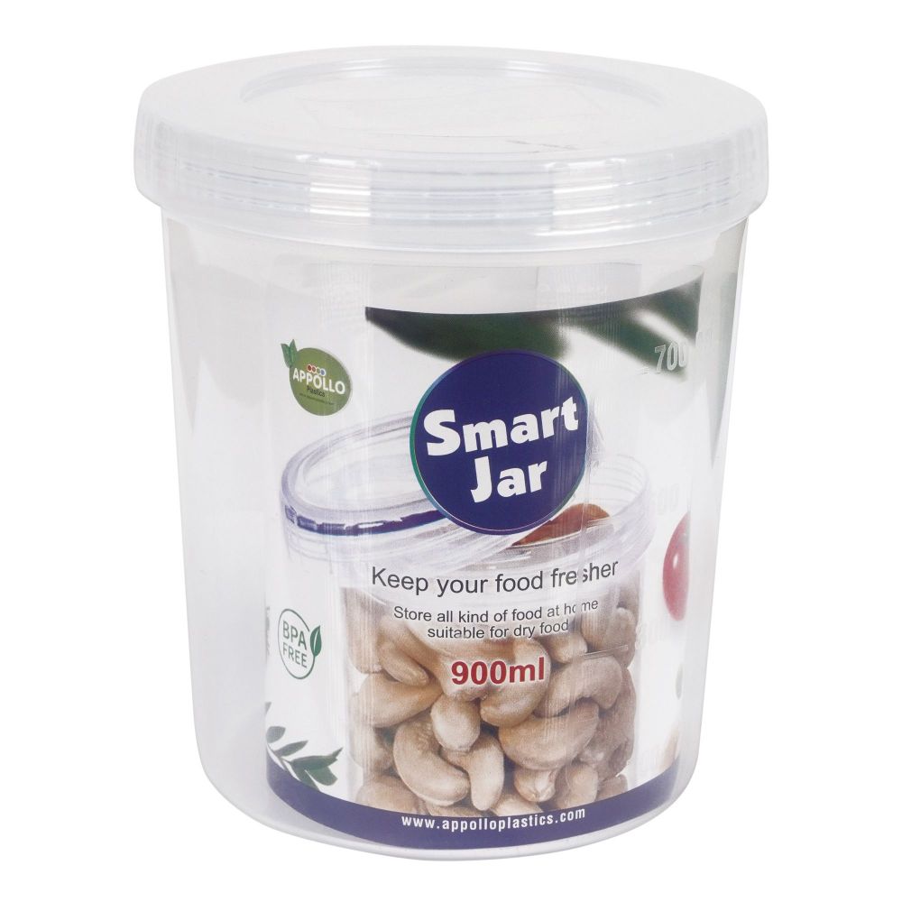 Order Appollo Smart Jar, Medium, 900ml, White Online at Special Price ...