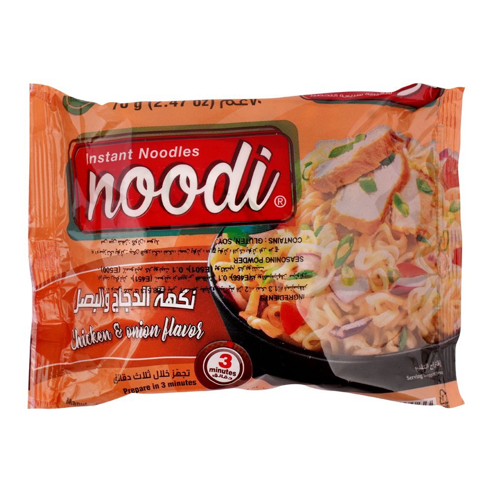Buy Noodi Instant Chicken And Onion Flavor Noodles 70g Online At Best