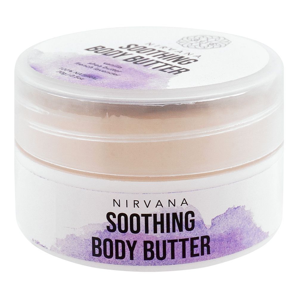 Aura Nirvana Vanilla, Shea Butter & Lavender Soothing Body Butter, 70g