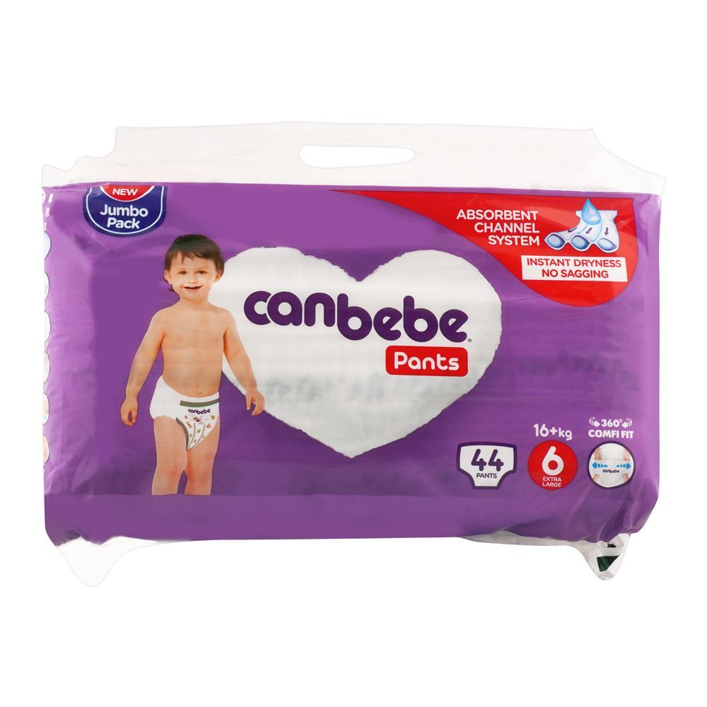 Canbebe Pant Jumbo Pack, No.6 Extra Large, 16+ KG, 44-Pack