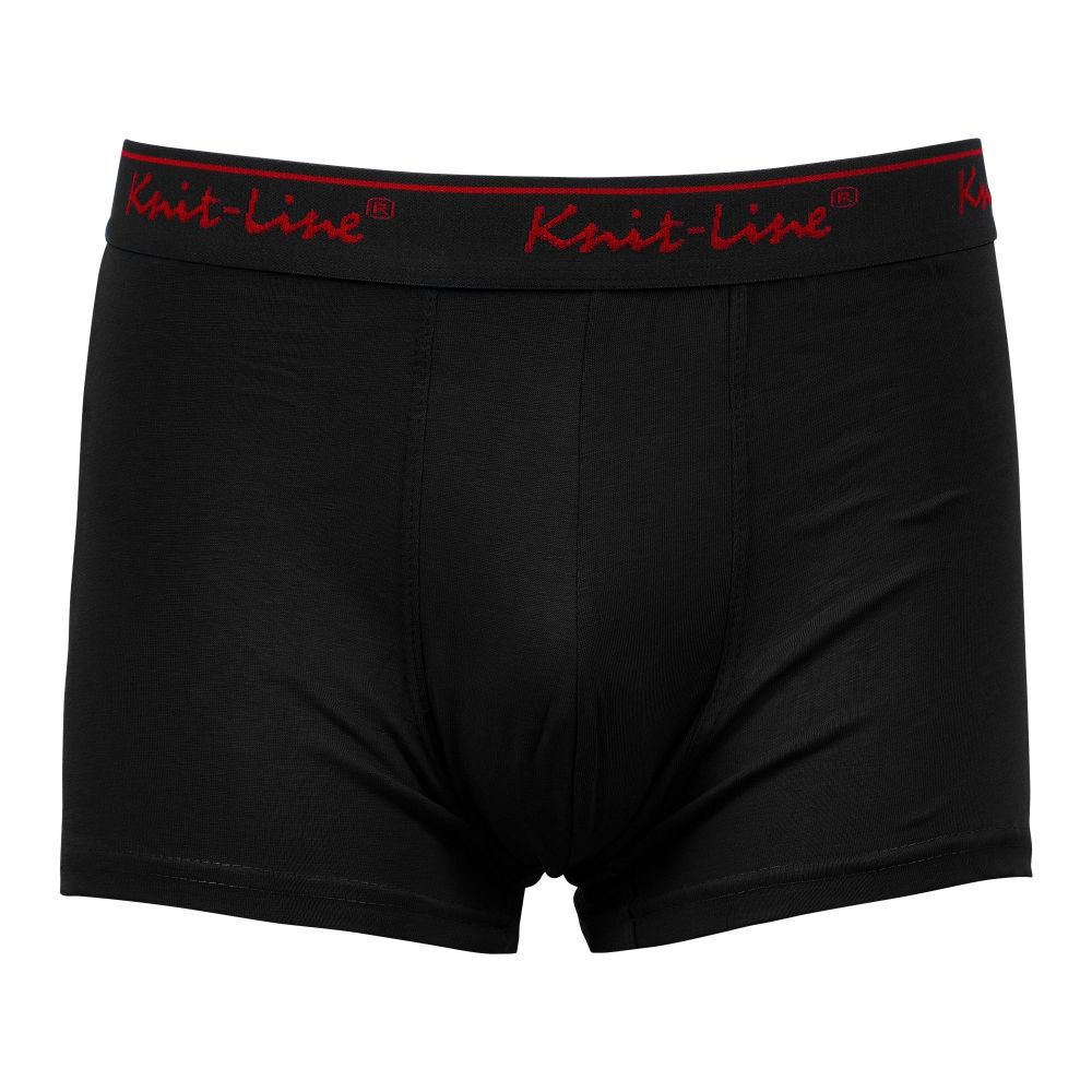 Knit Line Short Boxer Black, 042