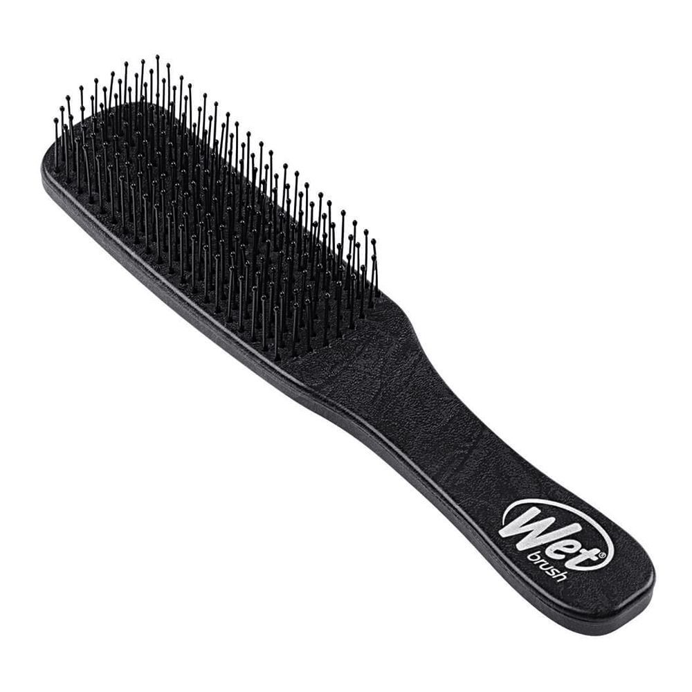 Wet Brush Men's Detangler Hair Brush, Black Leather, B838WBBLACK