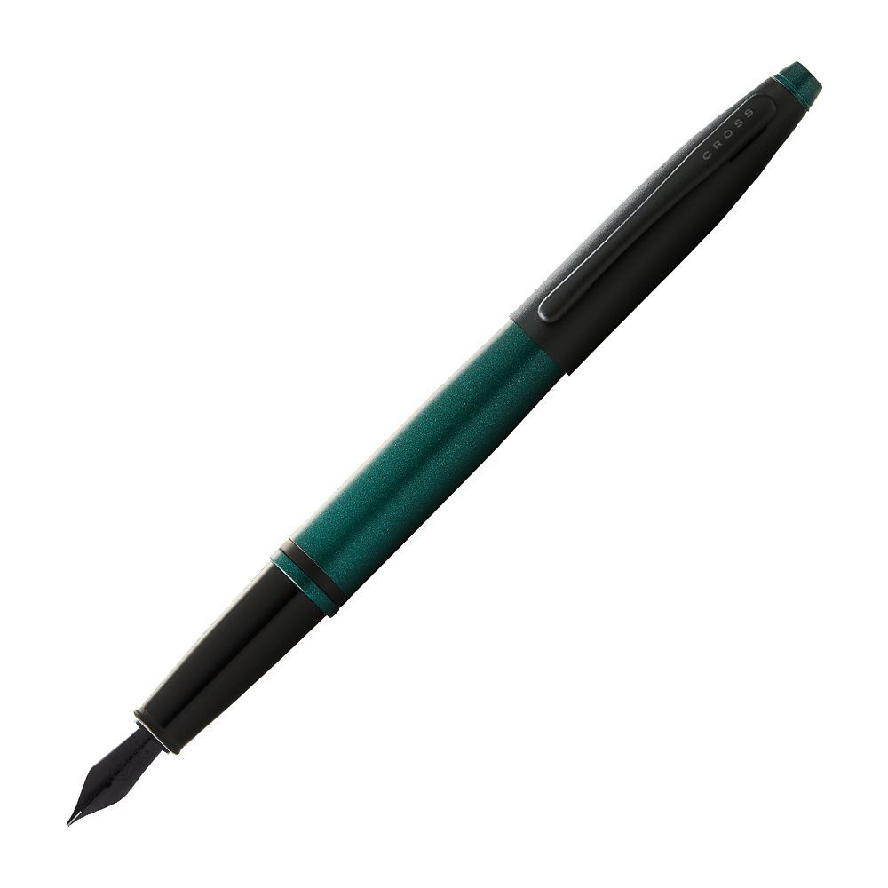 Cross Calais Matte Green And Black Lacquer Fountain Pen, AT0116-25MJ