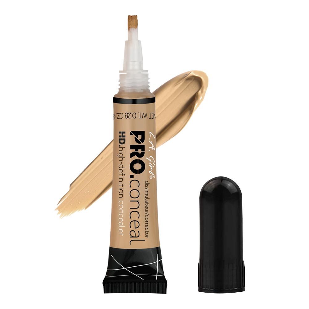 L.A. Girl Pro Conceal HD High Definition Concealer, Medium Bisque, GC975