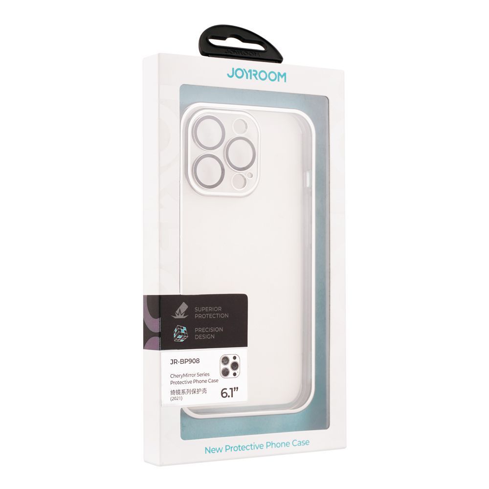 Joyroom Chery Mirror Iphone 13 Pro 6.1 Protective Phone Case, Silver, JR-BP908