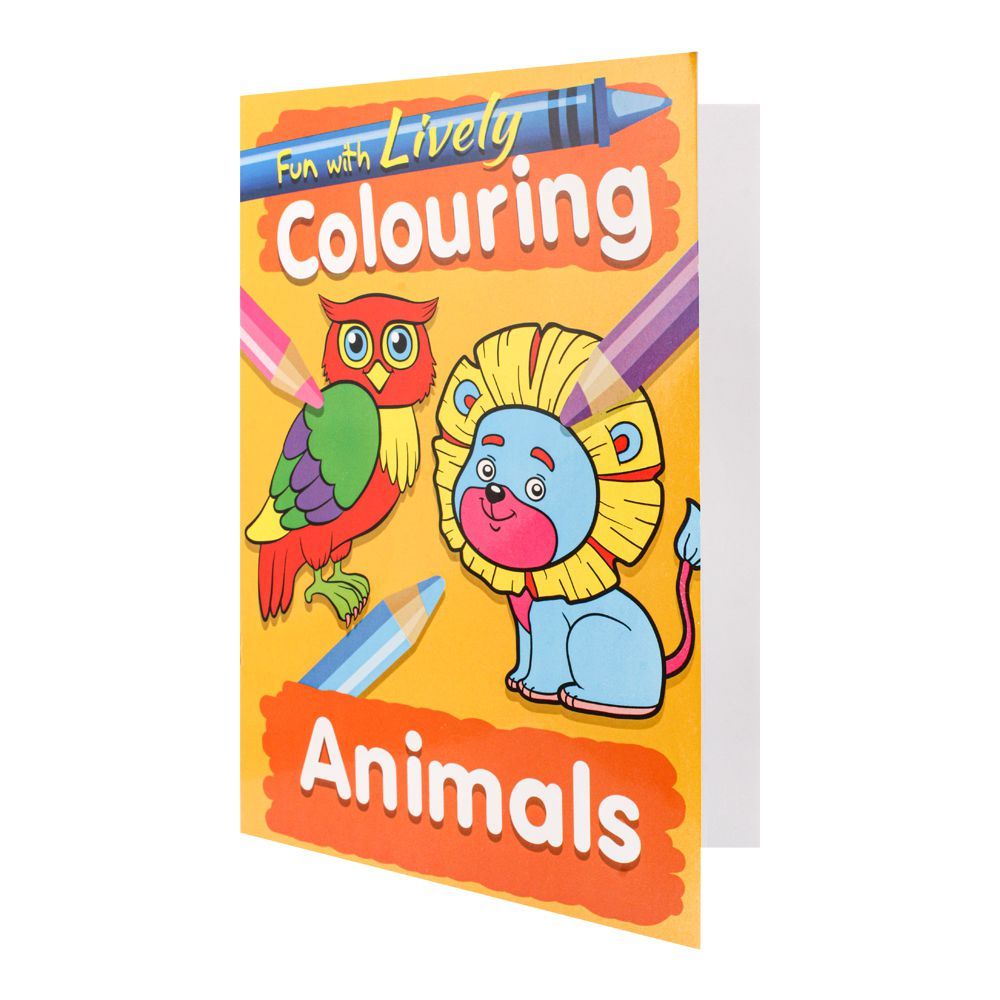 Fun With Lively Colouring Animals Book