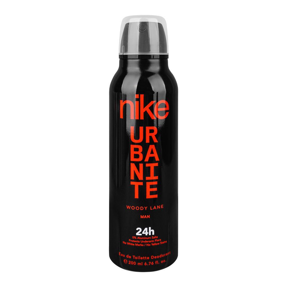 Nike Urbanite Woody Lane Deodorant Spray, Eau de Toilette, 24 Hours Lasting, For Men's, 200ml