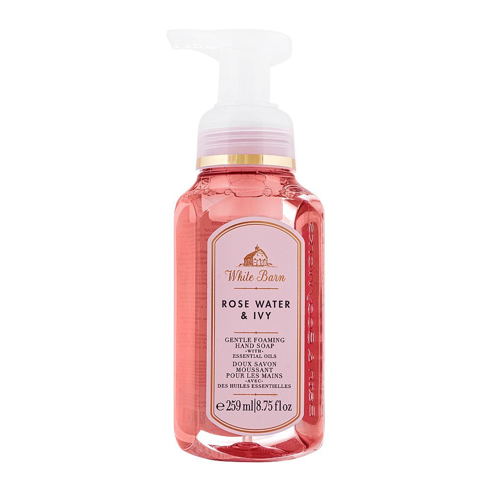 Order Bath & Body Works White Barn Rose Water & Ivy Gentle Foaming Hand ...