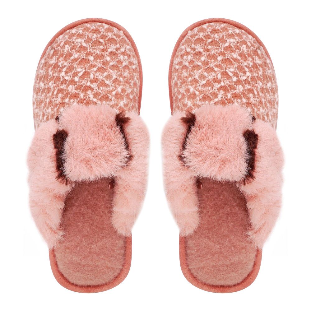 Women's Fur Slipper S-12, Pink