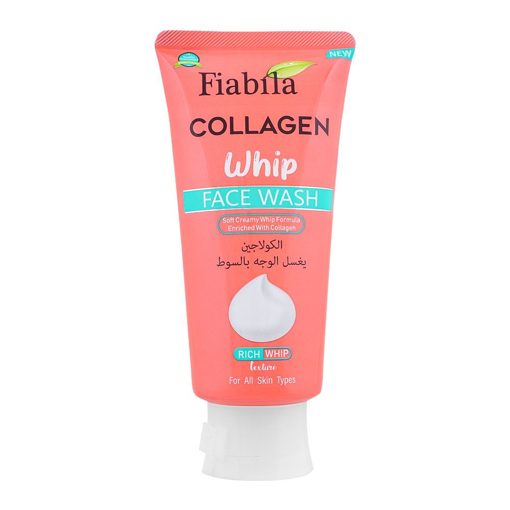 Fiabila Collagen Whip Face Wash, All Skin Types, 100ml