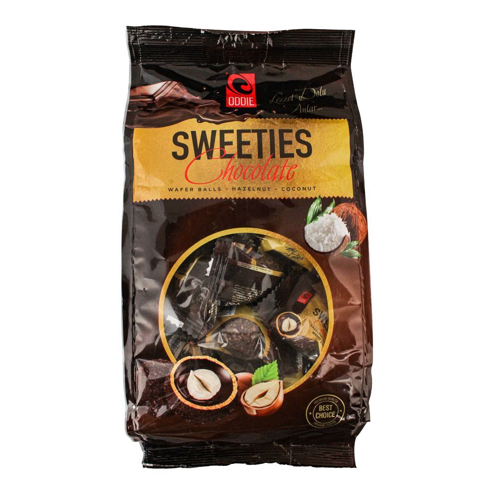 Oddie Sweeties Chocolate With Hazelnut And Coconut, 250g