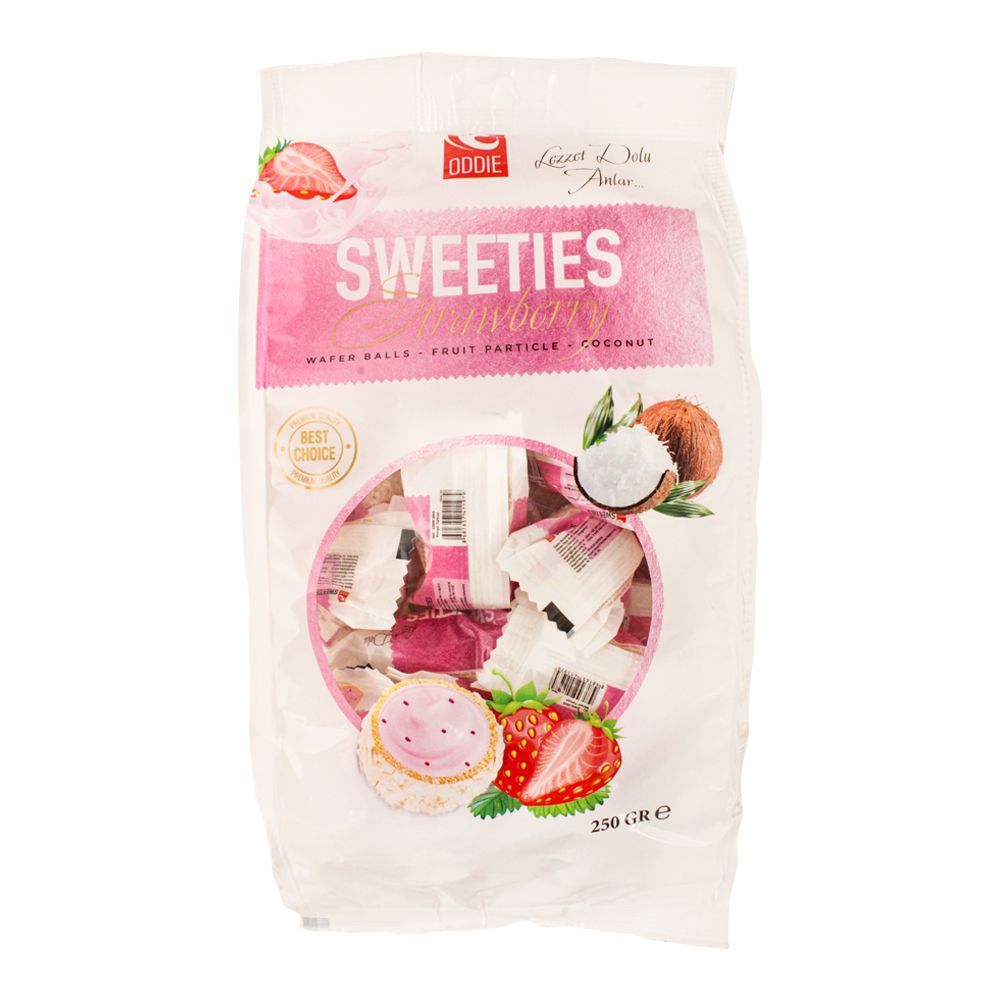 Oddie Sweeties Strawberry And Coconut, 250g