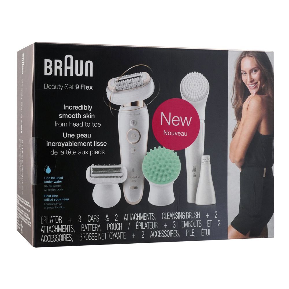 Buy Braun Silk Epil 9 Flex Beauty Set Epilator, White, 9300 Online At ...