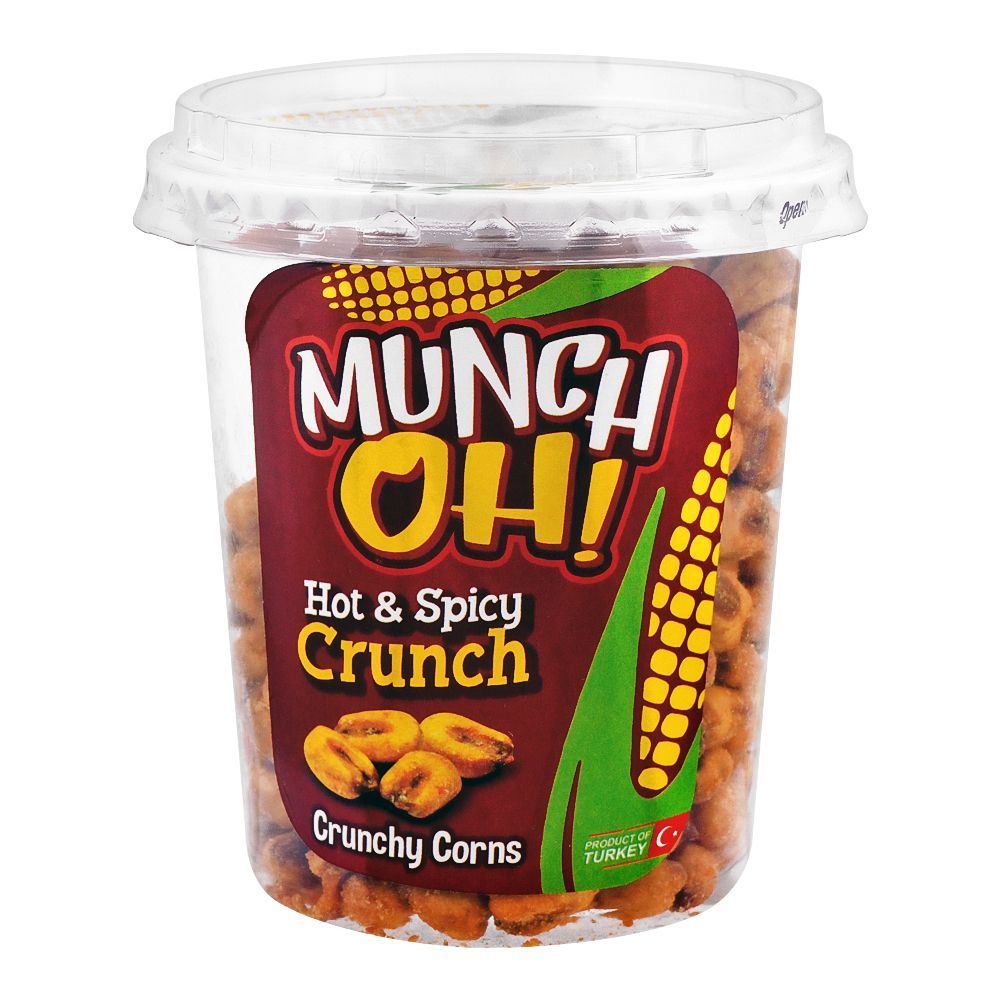 Munch Oh! Hot & Spicy Crunch Corns, 100g