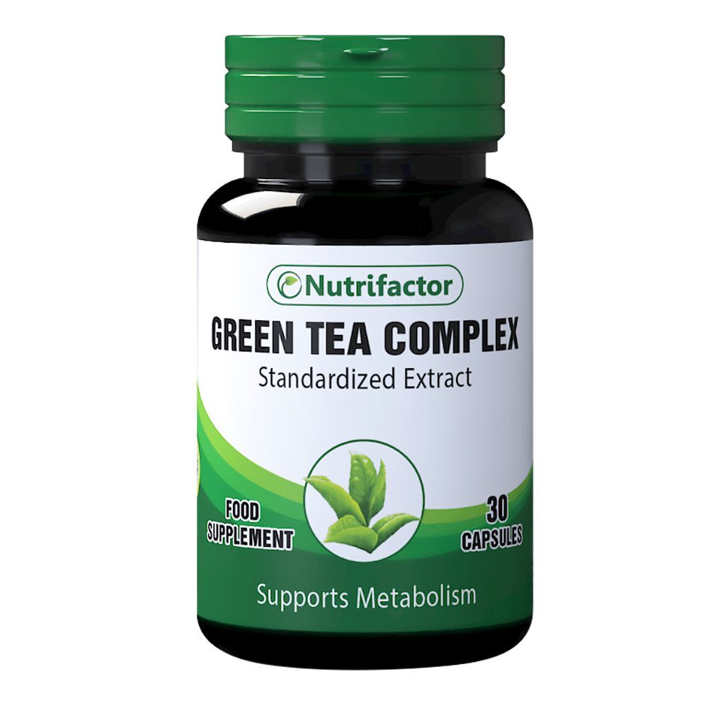 Nutrifactor Green Tea Complex Food Supplement, 30 Capsules