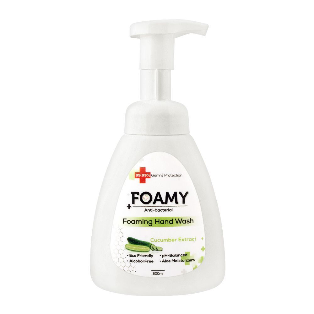 Foamy Anti-Bacterial Cucumber Foaming Hand Wash, 300ml