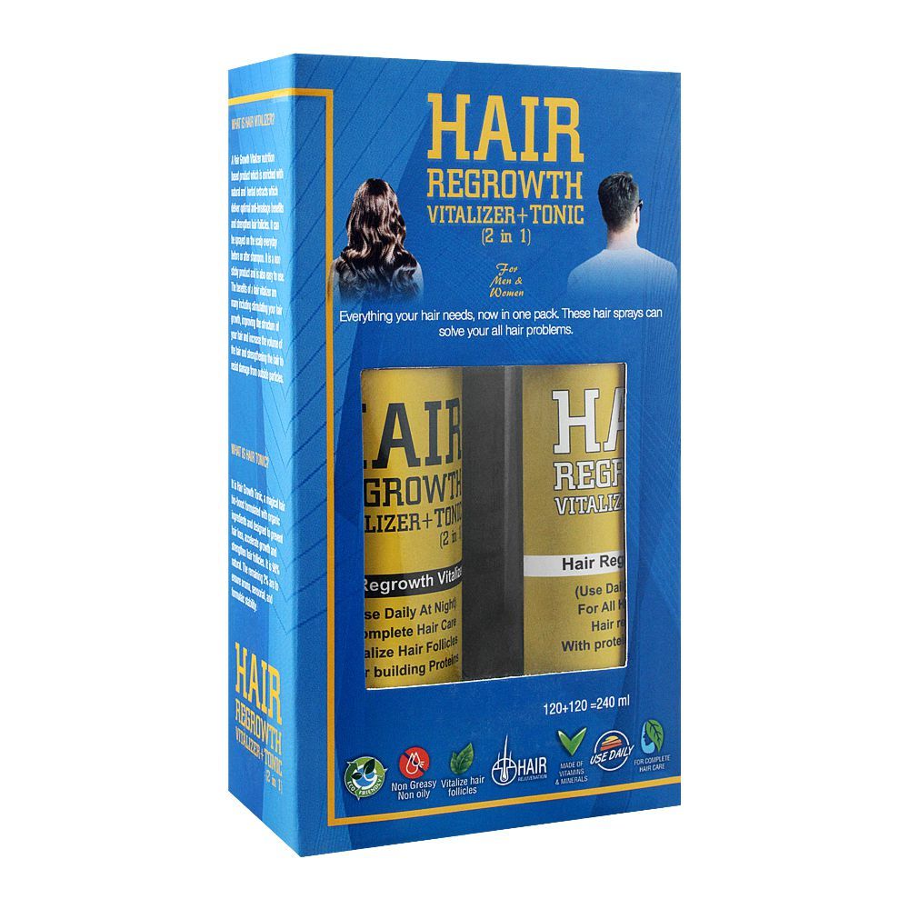 Buy Laxio Hair Regrowth 2-In-1 Vitalizer+Tonic, 2x240ml Online at ...