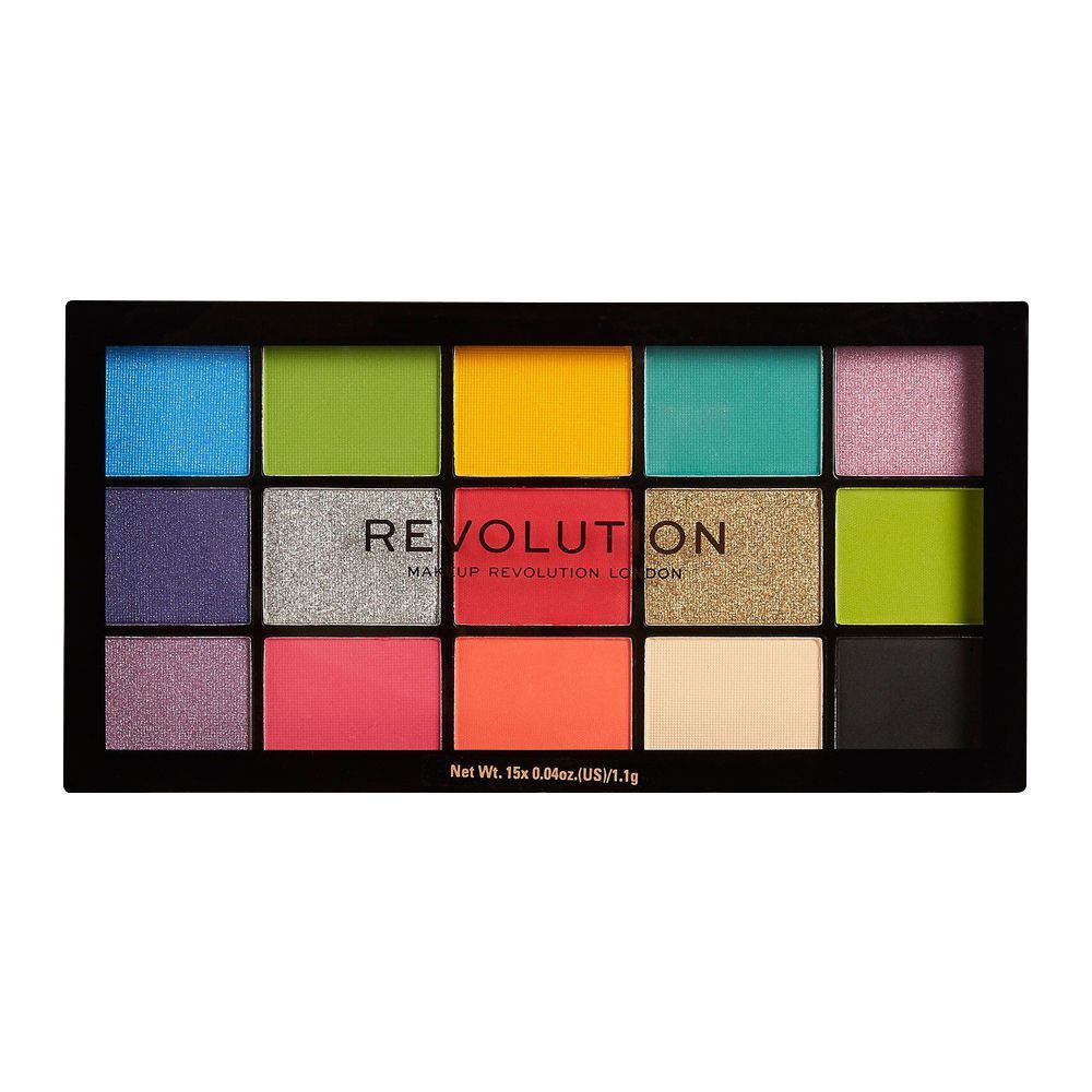 Makeup Revolution Reloaded Euphoria Eyeshadow Palette, 15-Shades