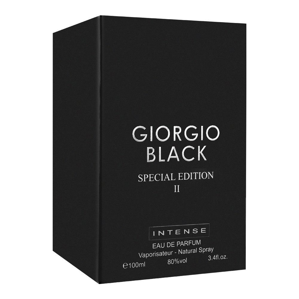 Giorgio Black Special Edition II Intense EDP, 100ml