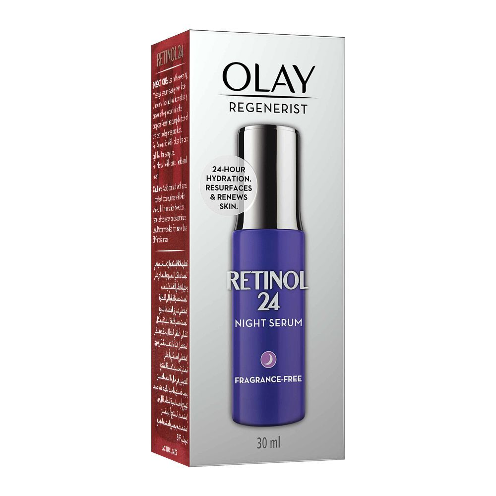 Buy Olay Regenerist Retinol 24 Night Serum, Fragrance-Free, 30ml Online ...