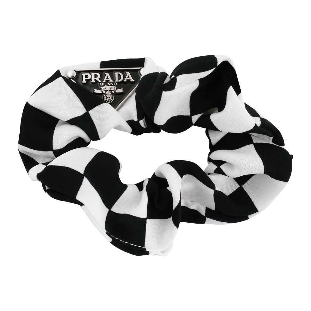 Naheed Scrunchies, Black & White, J0055