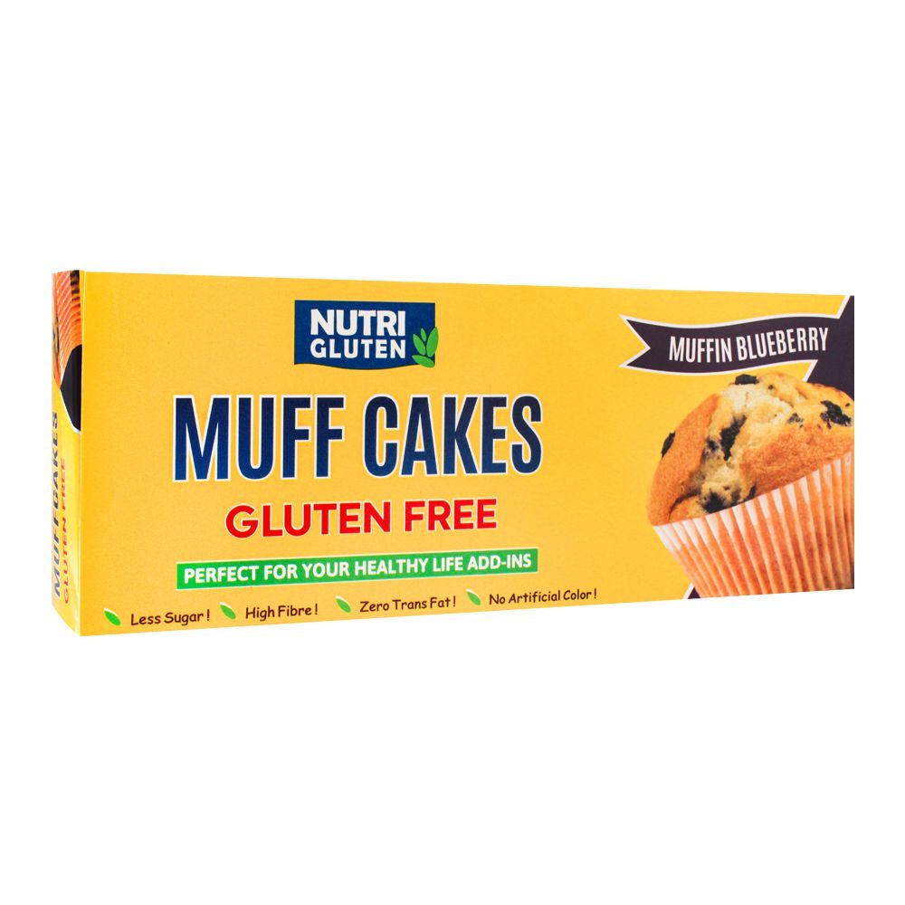 Nutri Gluten Muffin Blueberry Cakes, Gluten Free, 100g