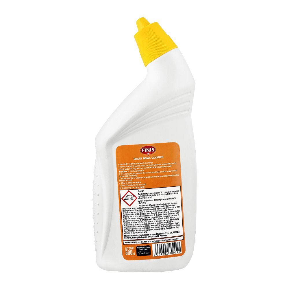 Purchase Finis Toilet Bowl Cleaner, Citrus, 500ml Online at Special ...