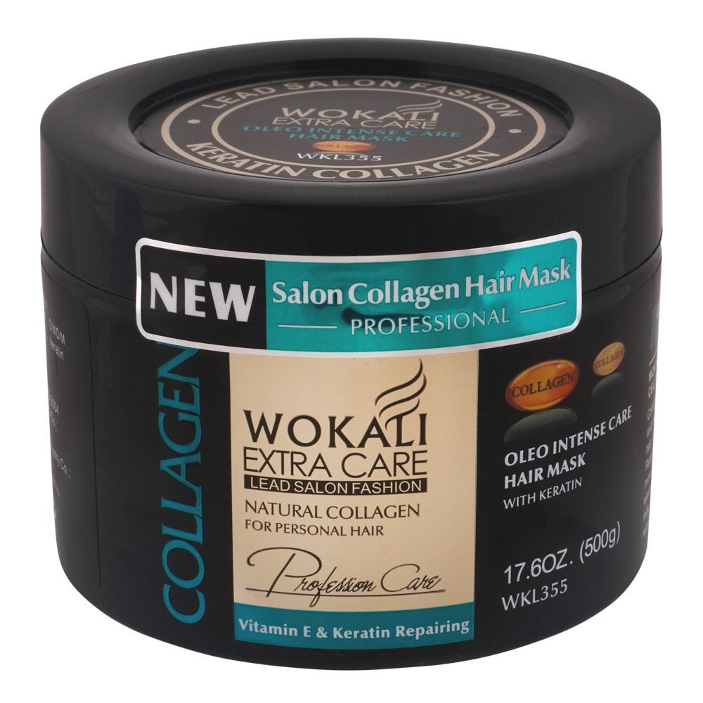 Purchase Wokali Extra Care Collagen Oleo Intense Care Hair Mask, 500g ...