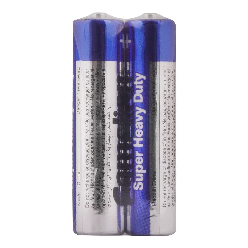 Camelion Super Heavy Duty AAA Batteries, 2-Pack, AAA-2, R03P-SP2B