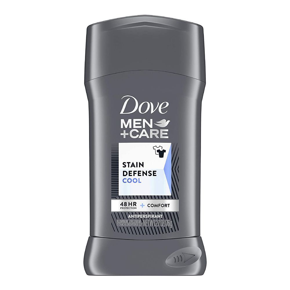 Dove Men+Care Stain Defense 48H Cool Antiperspirant Deodorant Stick, 76g