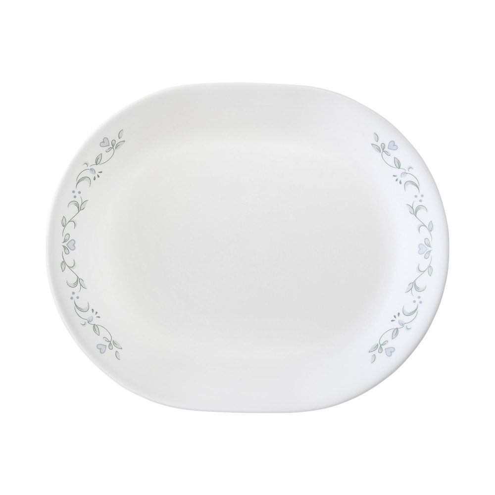 Corelle Livingware Country Cottage Serving Platter, 12.25 Inches, 6018493