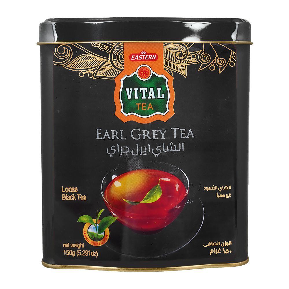Vital Earl Grey Tea, Tin 150g