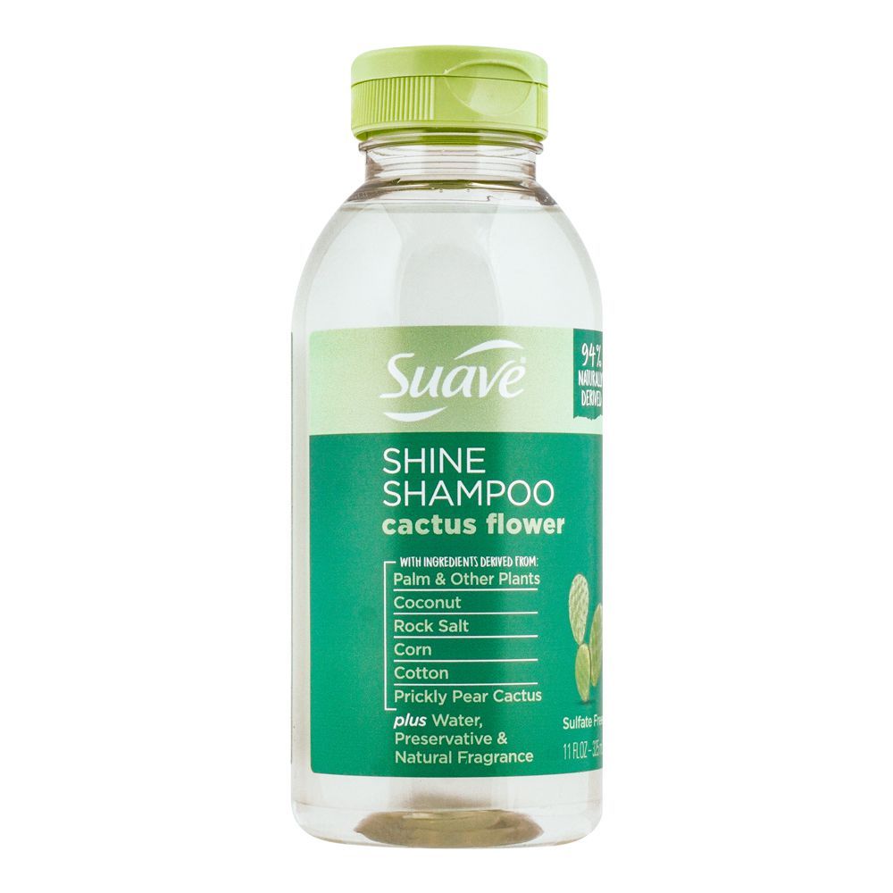 Suave Cactus Flower Sulfate Free Shine Shampoo, 325ml