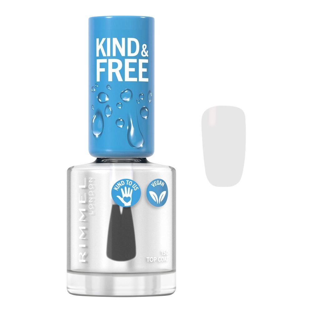 Rimmel Kind & Free Nail Polish, 150 Top Coat