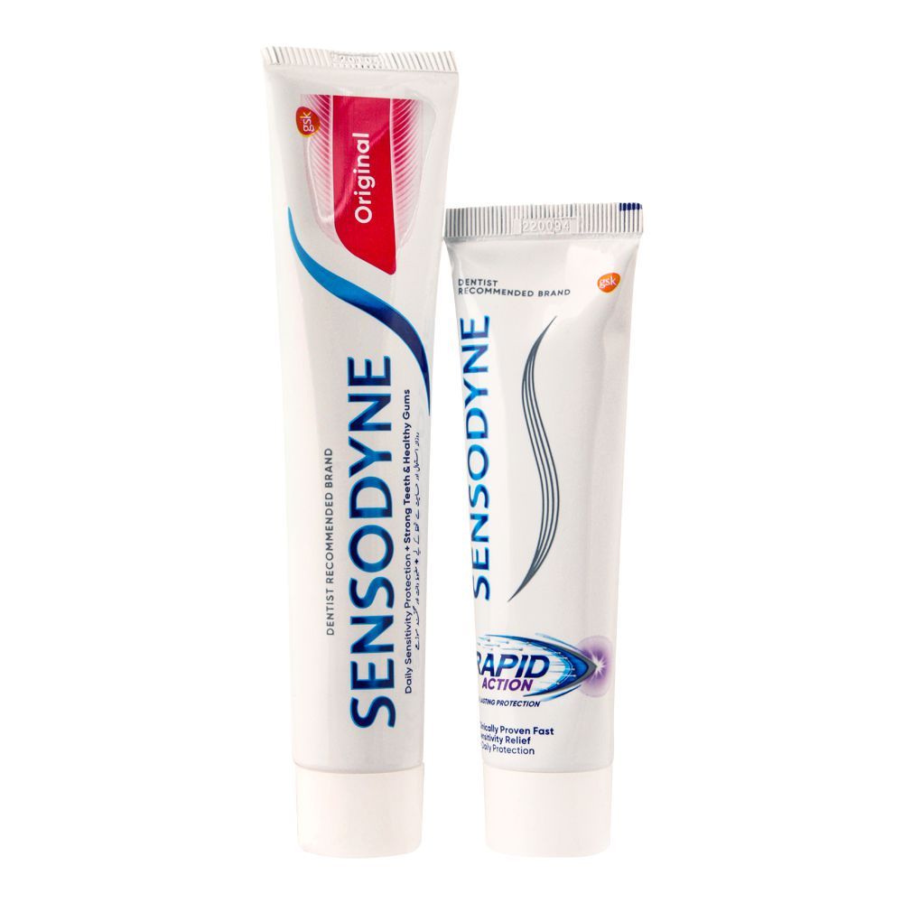 Sensodyne Original + Rapid Action Toothpaste Save Rs.60/-Off