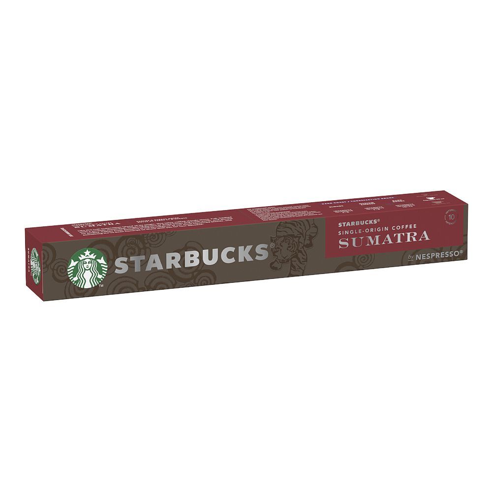 Starbucks Sumatra Single Origin, Nespresso Coffee Pods, 55g, 10-Pack