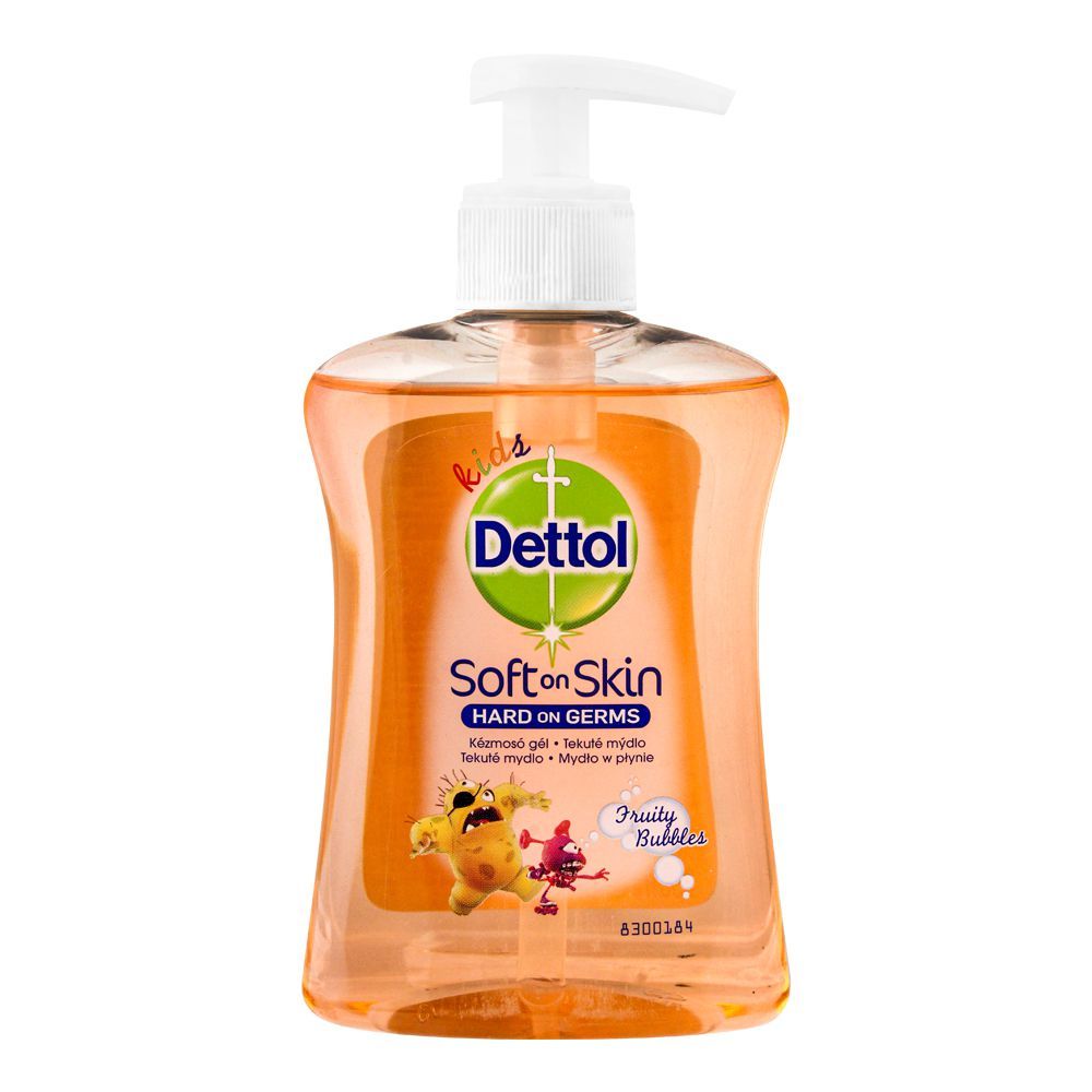 Dettol Soft On Skin Fruity Bubbles Hand Wash, 250ml
